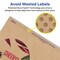 Avery Kraft Brown Round Labels with Sure Feed, 3.5" diameter